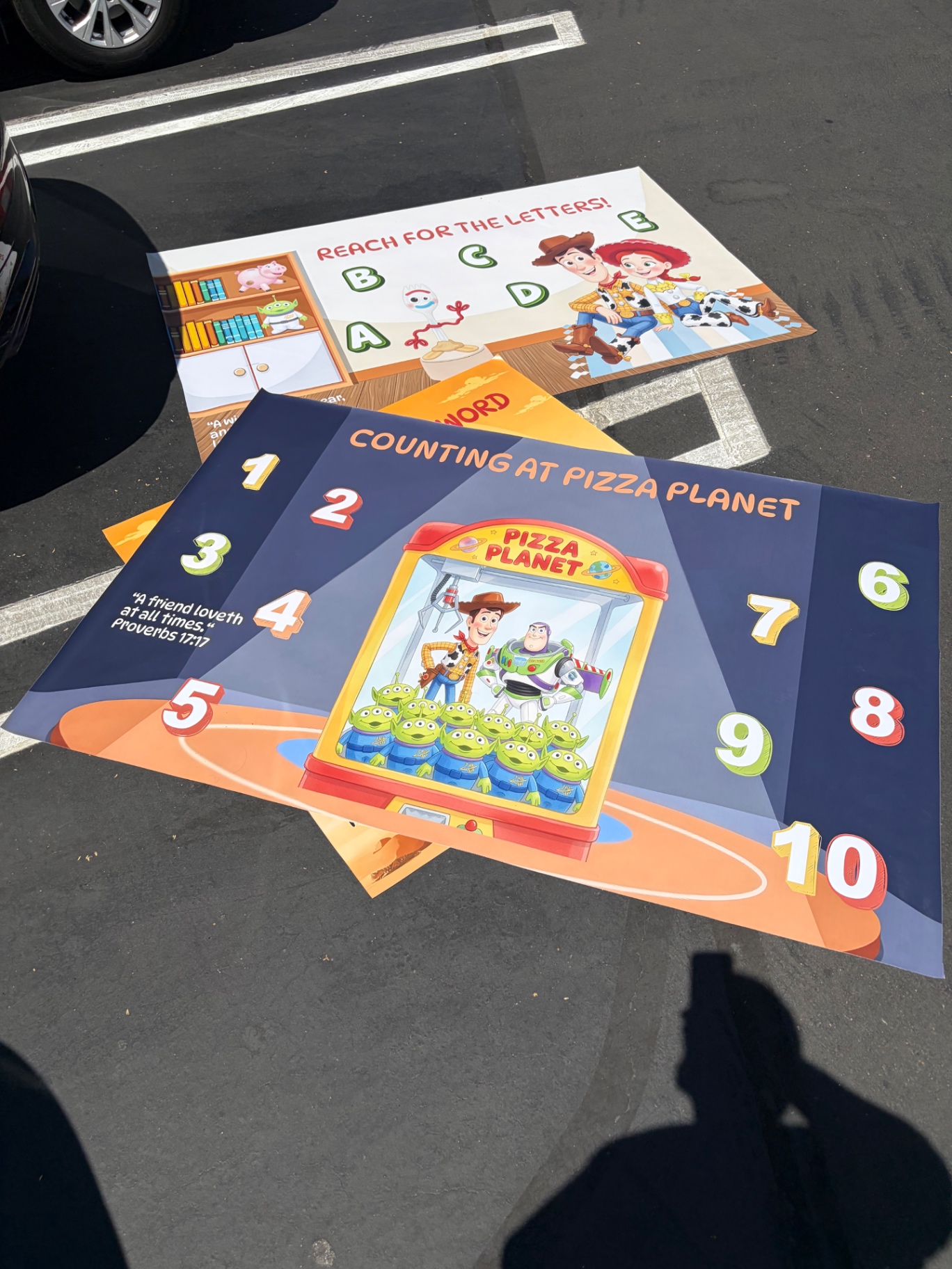 Colorful classroom learning graphics